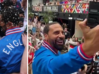 Rio Ferdinand appears to be hi...
